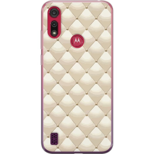 Mobildeksel til Motorola Moto E6s (2020) med Gullglans motiv