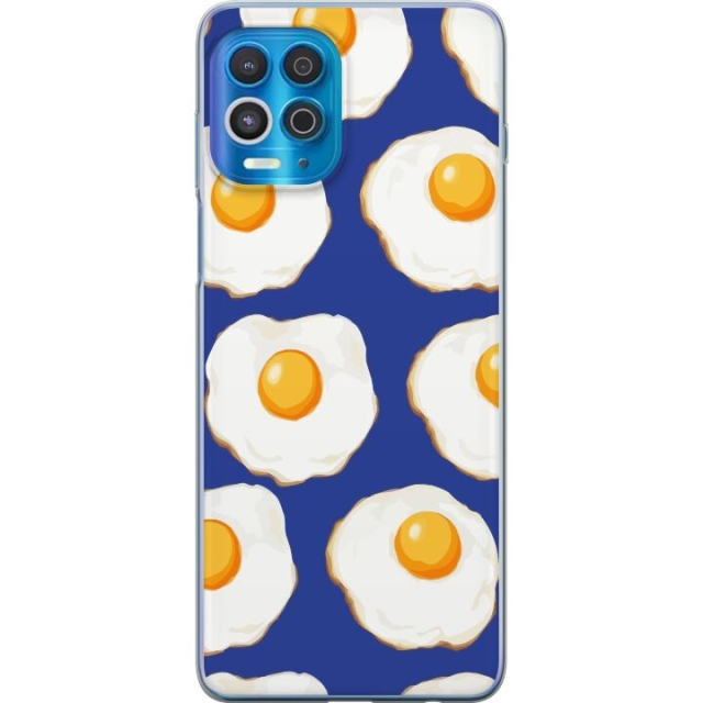 Mobildeksel til Motorola Edge S med Stekte egg motiv