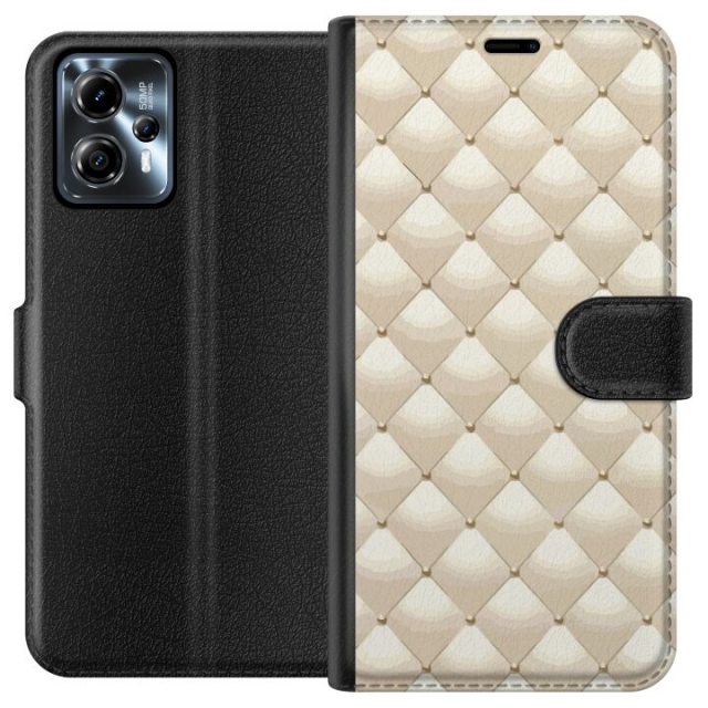 Lommeboketui til Motorola Moto G13 med Gullglans motiv