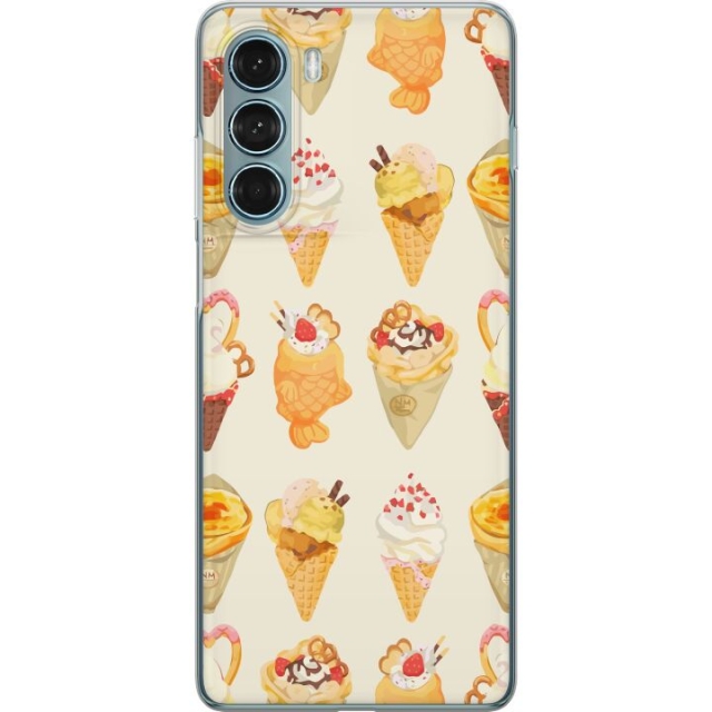 Mobildeksel til Motorola Moto G200 5G med Glassig motiv