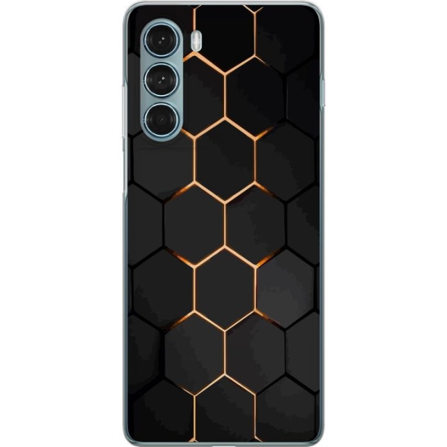 Mobildeksel til Motorola Moto G200 5G med Luksuriøst Mønster motiv