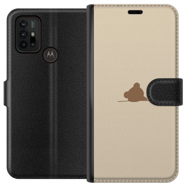 Lommeboketui til Motorola Moto G30 med Nalle motiv