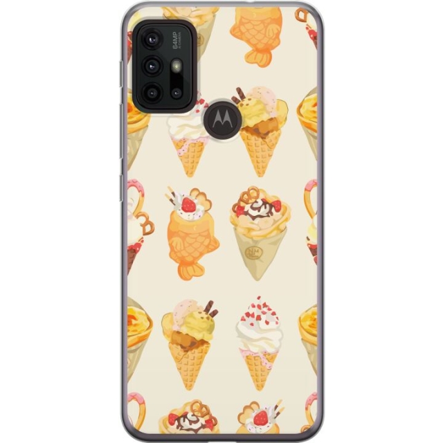 Mobildeksel til Motorola Moto G30 med Glassig motiv