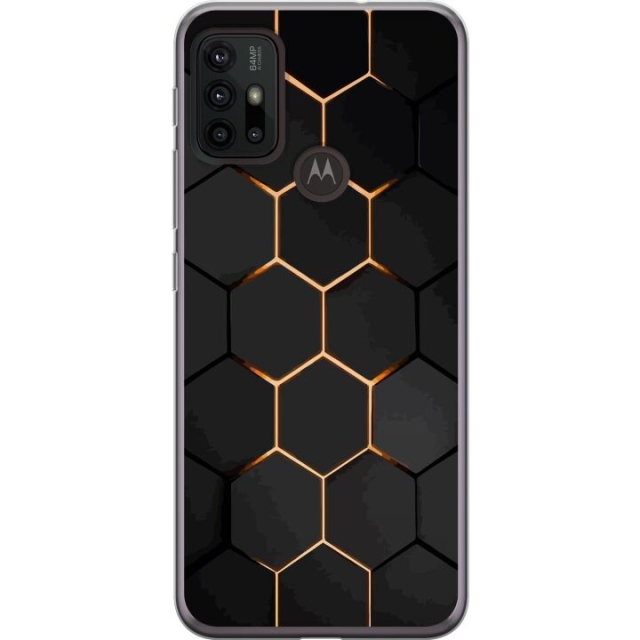 Mobildeksel til Motorola Moto G30 med Luksuriøst Mønster motiv