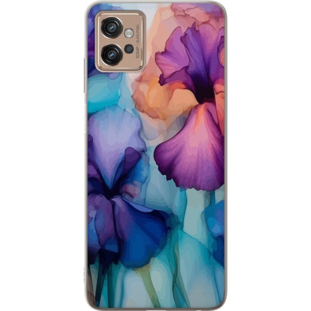 Mobildeksel til Motorola Moto G32 med Magiske blomster motiv