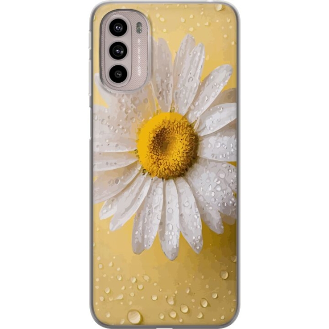 Mobildeksel til Motorola Moto G41 med Porselensblomst motiv