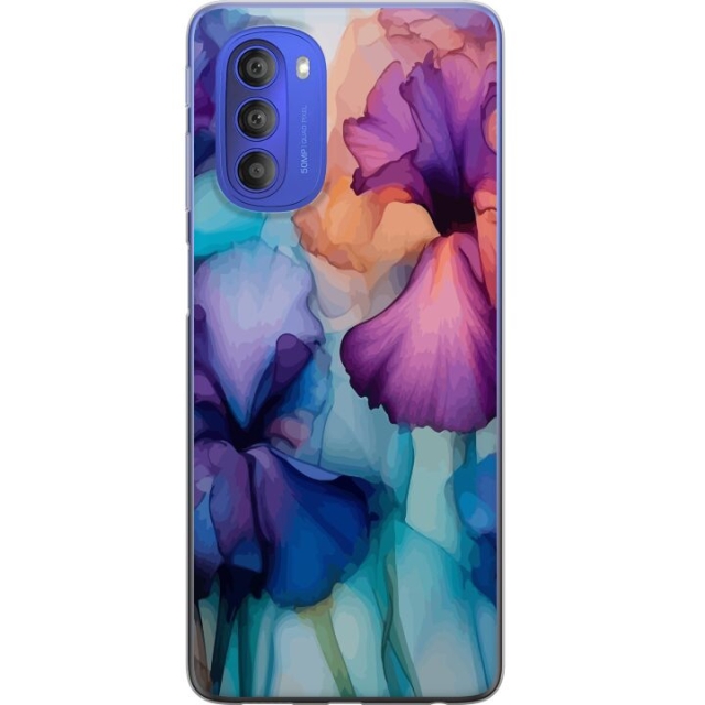 Mobildeksel til Motorola Moto G51 5G med Magiske blomster motiv