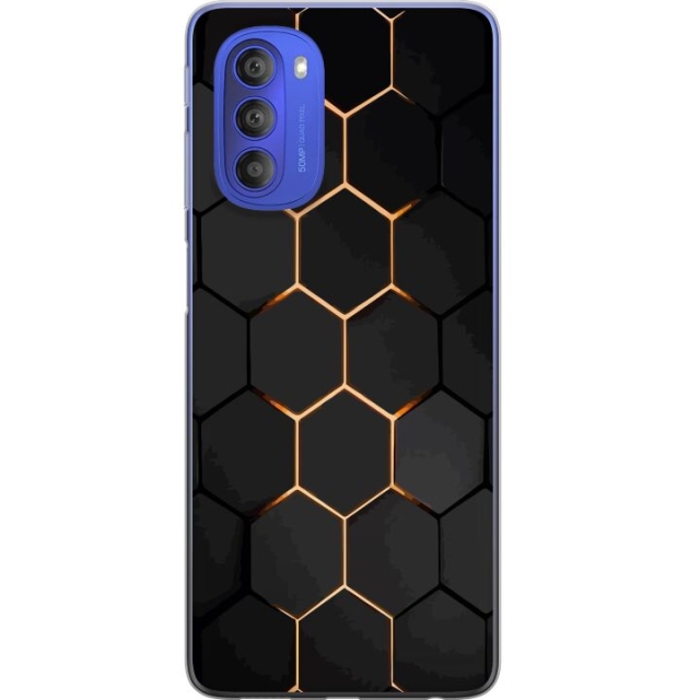 Mobildeksel til Motorola Moto G51 5G med Luksuriøst Mønster motiv