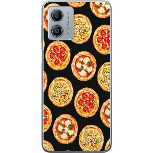 Mobildeksel til Motorola Moto G53 med Pizza motiv