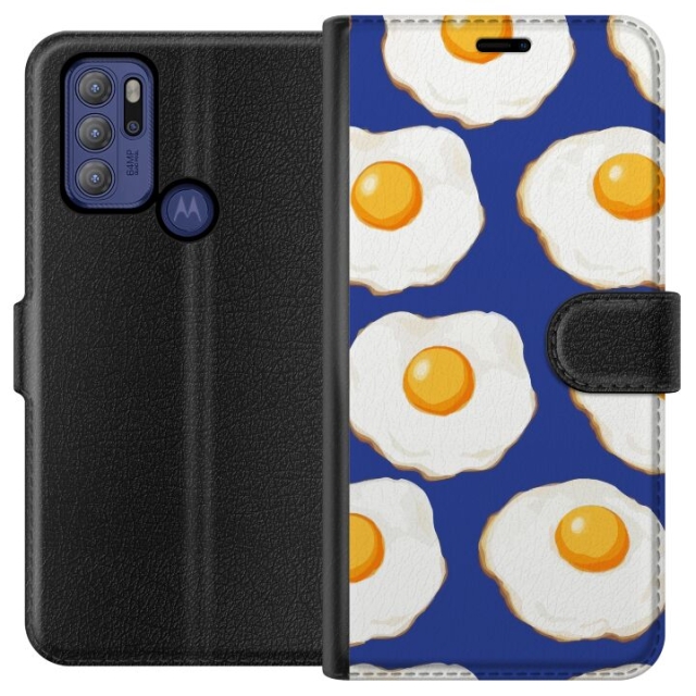 Lommeboketui til Motorola Moto G60S med Stekte egg motiv