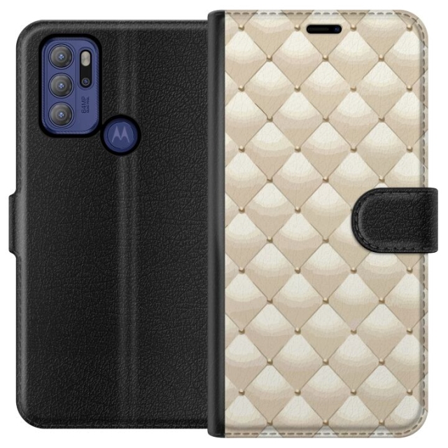 Lommeboketui til Motorola Moto G60S med Gullglans motiv