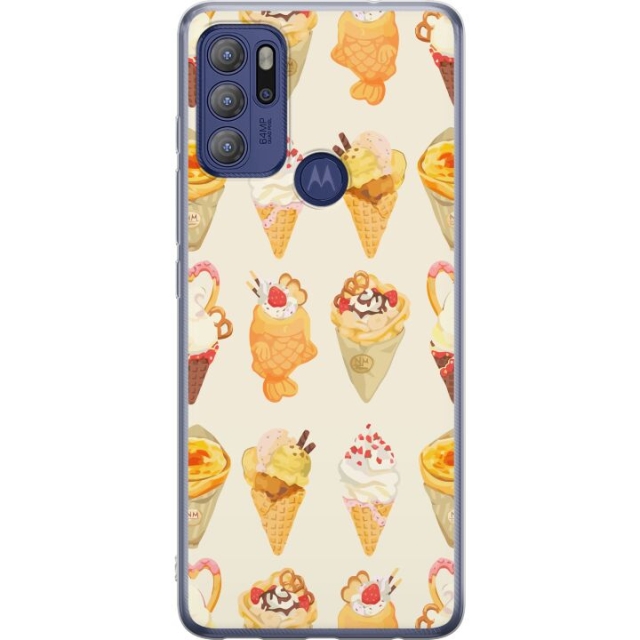 Mobildeksel til Motorola Moto G60S med Glassig motiv