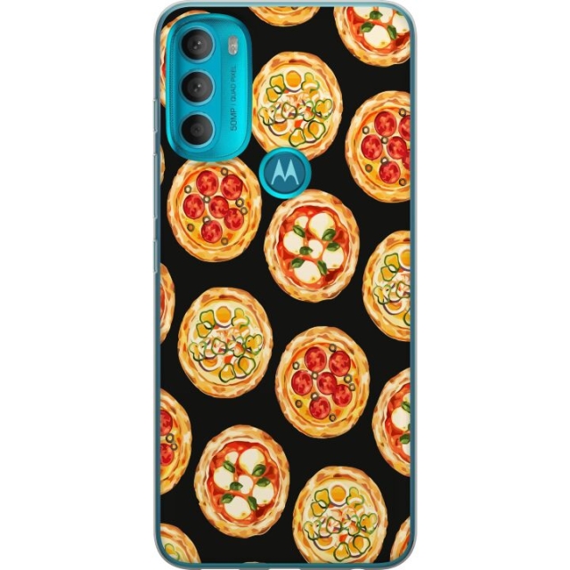 Mobildeksel til Motorola Moto G71 5G med Pizza motiv
