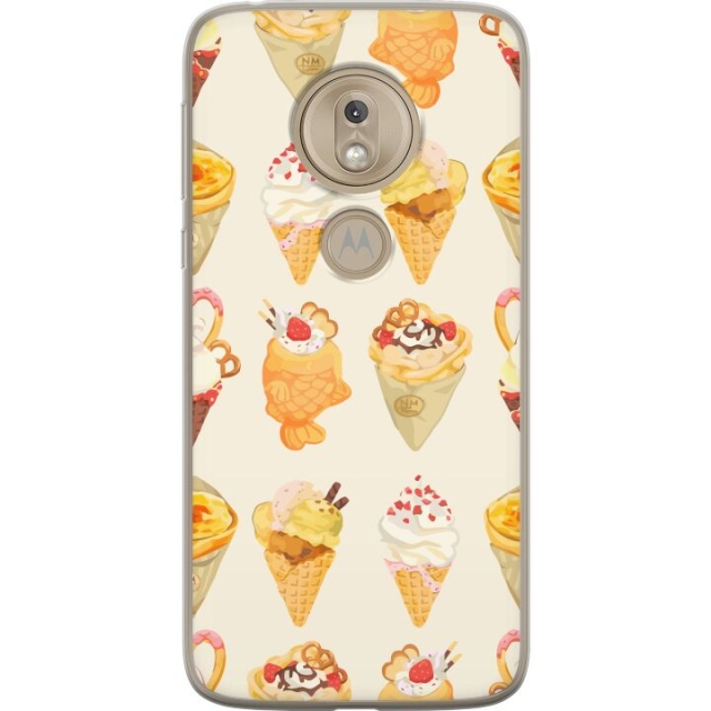 Mobildeksel til Motorola Moto G7 Play med Glassig motiv