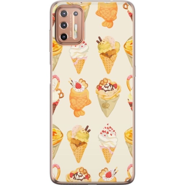 Mobildeksel til Motorola Moto G9 Plus med Glassig motiv