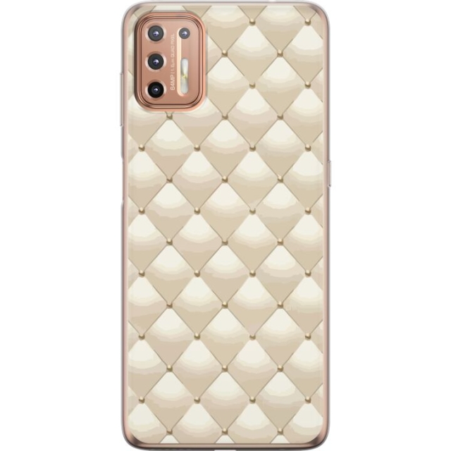 Mobildeksel til Motorola Moto G9 Plus med Gullglans motiv