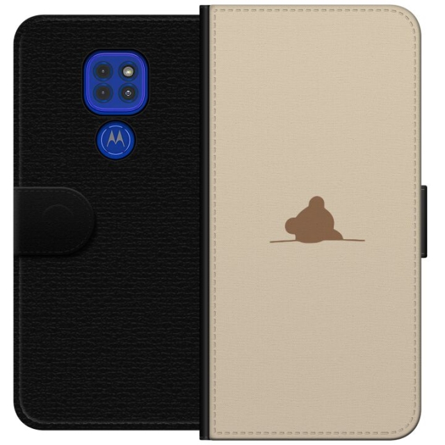 Lommeboketui til Motorola Moto G9 Play med Nalle motiv