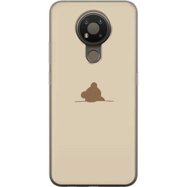 Mobildeksel til Nokia 3.4 med Nalle motiv