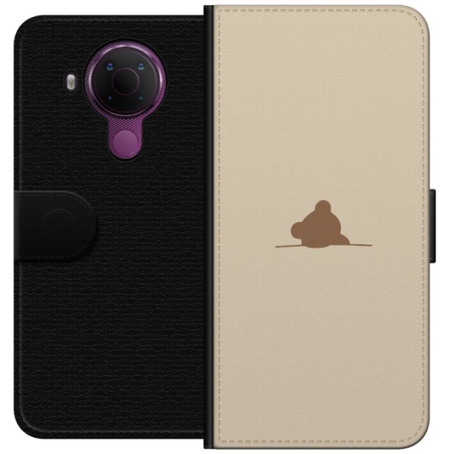 Lommeboketui til Nokia 5.4 med Nalle motiv