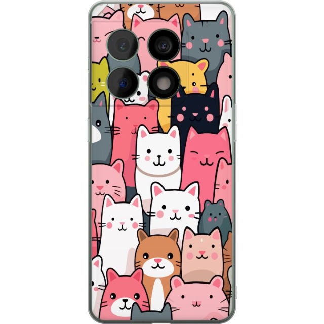 Mobildeksel til OnePlus 10 Pro med Kattmønster motiv