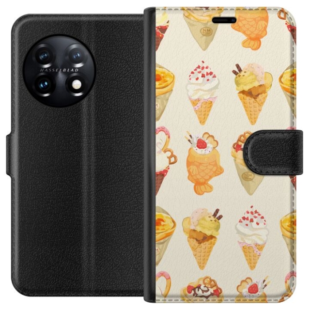 Lommeboketui til OnePlus 11 med Glassig motiv