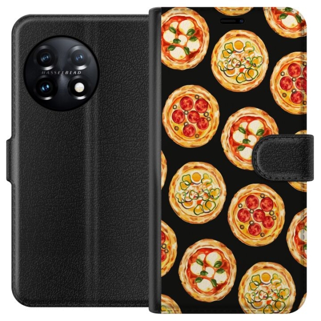Lommeboketui til OnePlus 11 med Pizza motiv