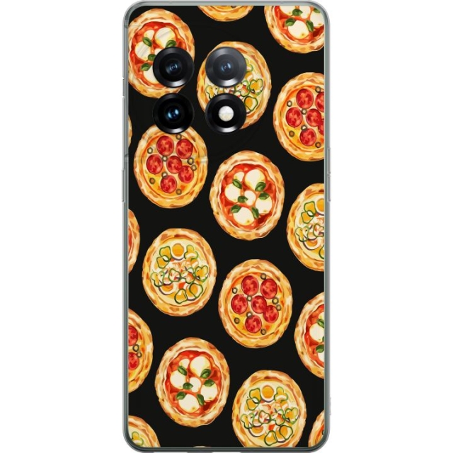 Mobildeksel til OnePlus 11 med Pizza motiv