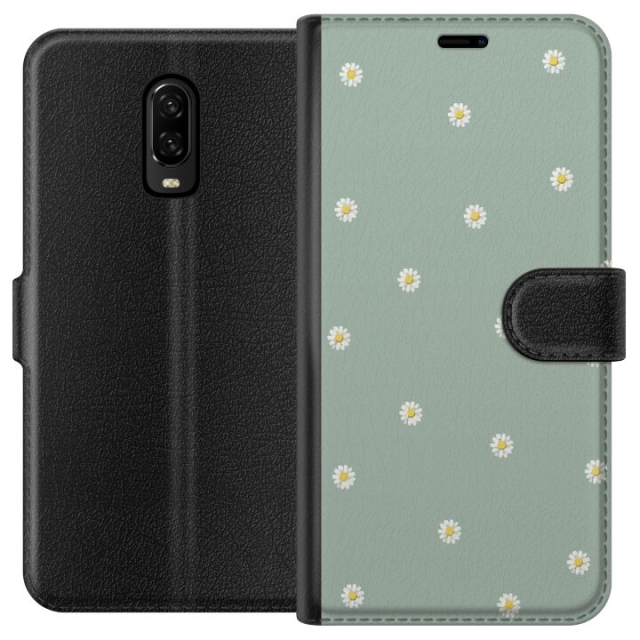Lommeboketui til OnePlus 6T med Prestekrage motiv
