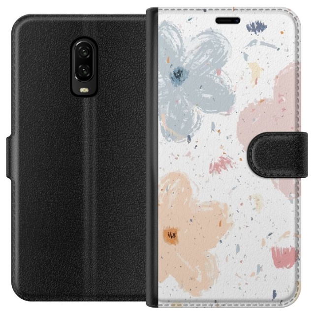 Lommeboketui til OnePlus 6T med Blomster motiv