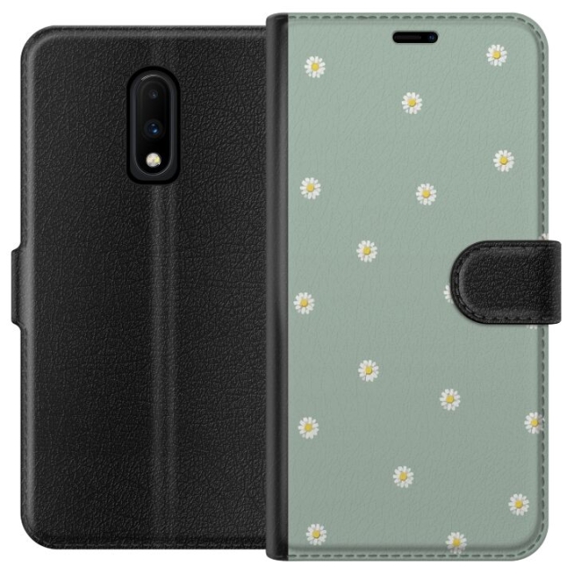 Lommeboketui til OnePlus 7 med Prestekrage motiv