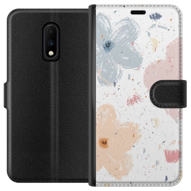 Lommeboketui til OnePlus 7 med Blomster motiv