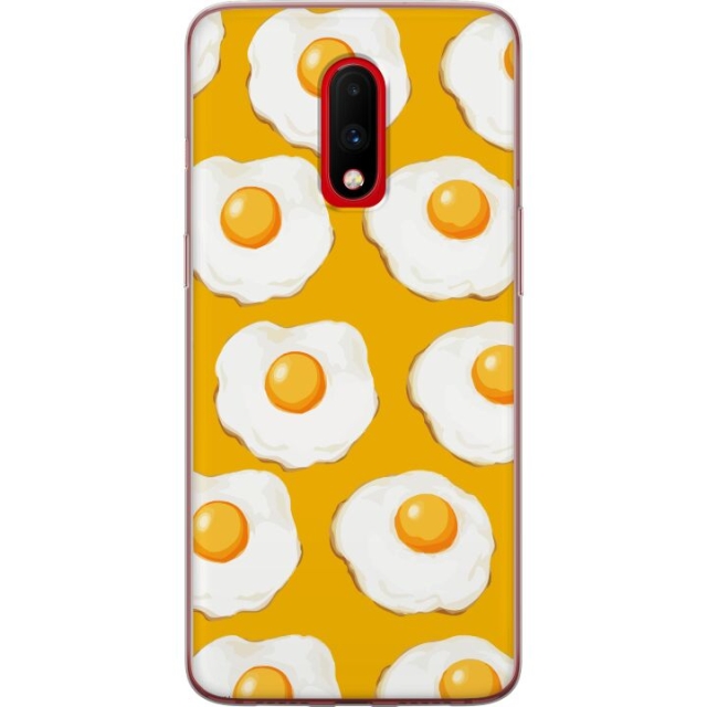 Mobildeksel til OnePlus 7 med Stekt egg motiv