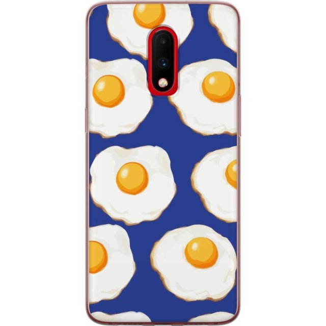 Mobildeksel til OnePlus 7 med Stekte egg motiv
