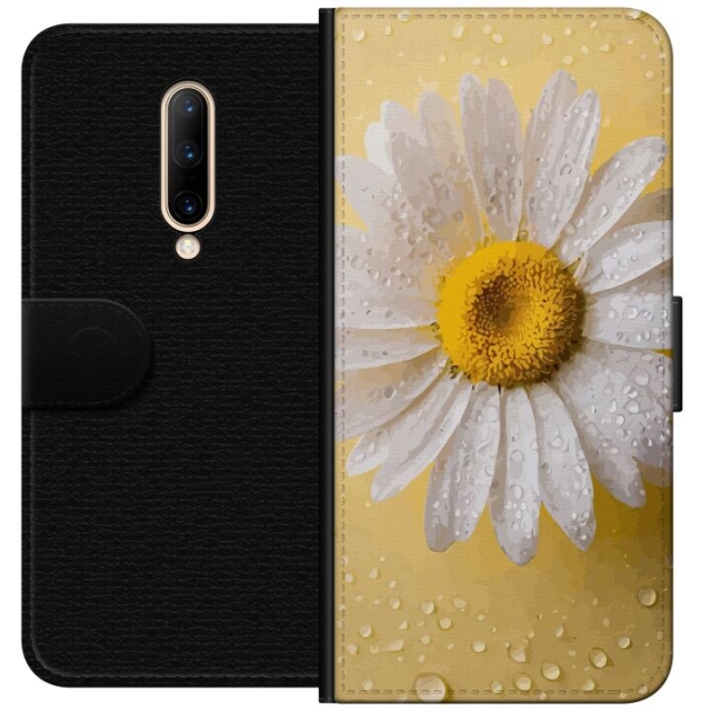 Lommeboketui til OnePlus 7 Pro med Porselensblomst motiv