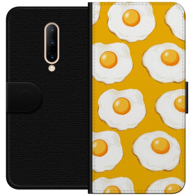 Lommeboketui til OnePlus 7 Pro med Stekt egg motiv