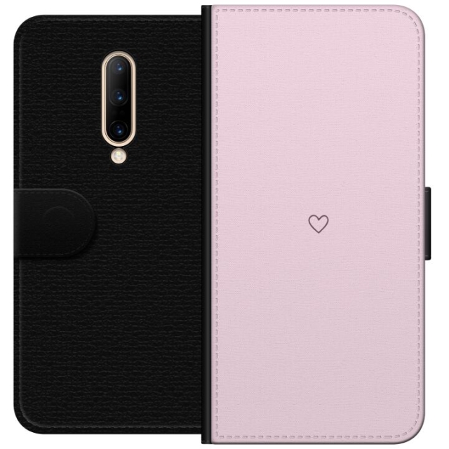 Lommeboketui til OnePlus 7 Pro med Hjerte motiv