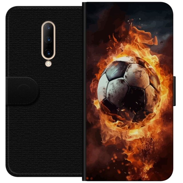 Lommeboketui til OnePlus 7 Pro med Fotball motiv