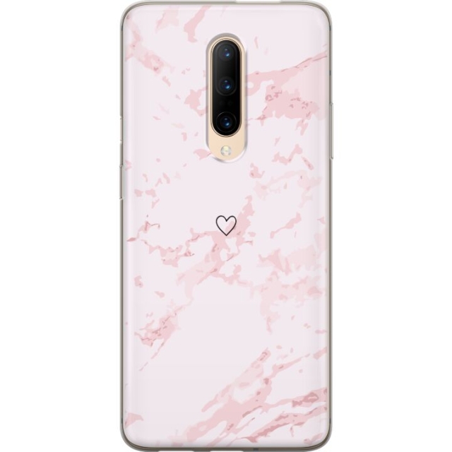 Mobildeksel til OnePlus 7 Pro med Rosa Hjerte motiv