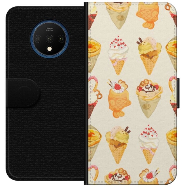 Lommeboketui til OnePlus 7T med Glassig motiv