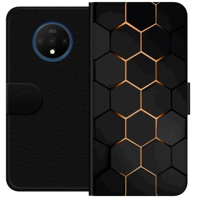 Lommeboketui til OnePlus 7T med Luksuriøst Mønster motiv