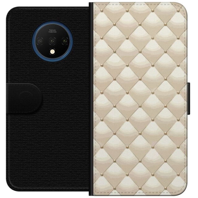 Lommeboketui til OnePlus 7T med Gullglans motiv