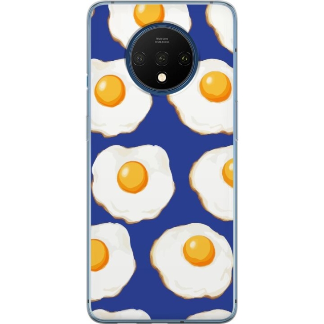 Mobildeksel til OnePlus 7T med Stekte egg motiv