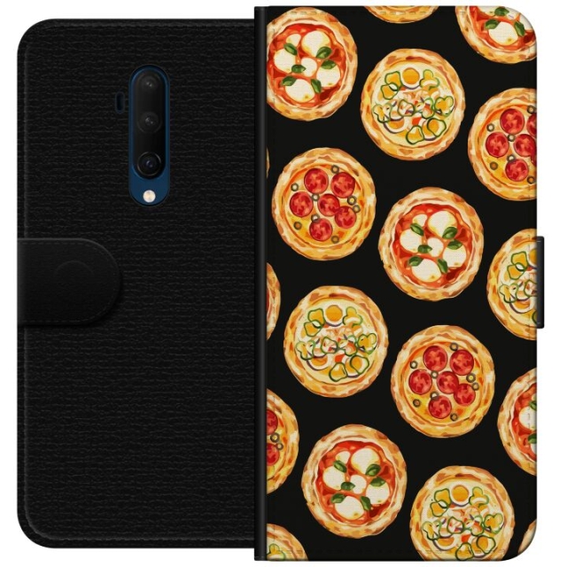 Lommeboketui til OnePlus 7T Pro med Pizza motiv