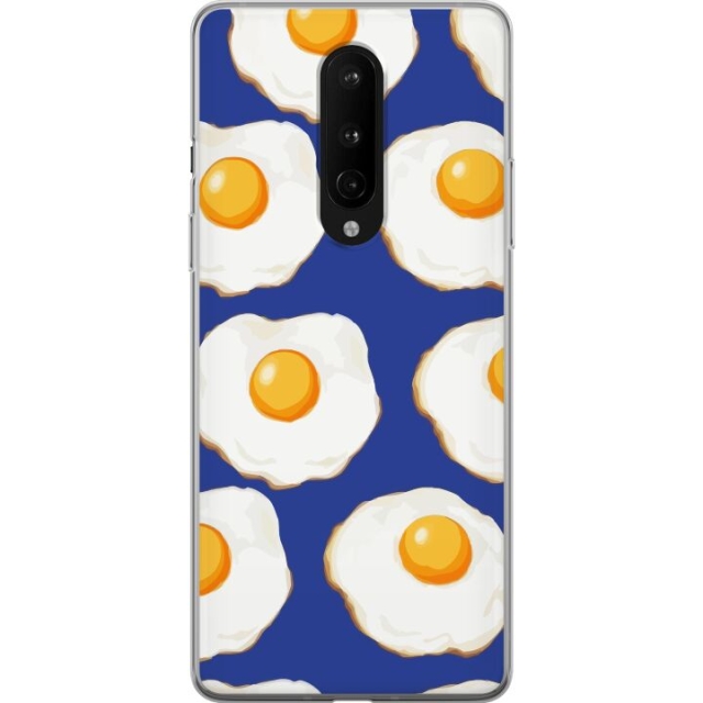Mobildeksel til OnePlus 8 med Stekte egg motiv