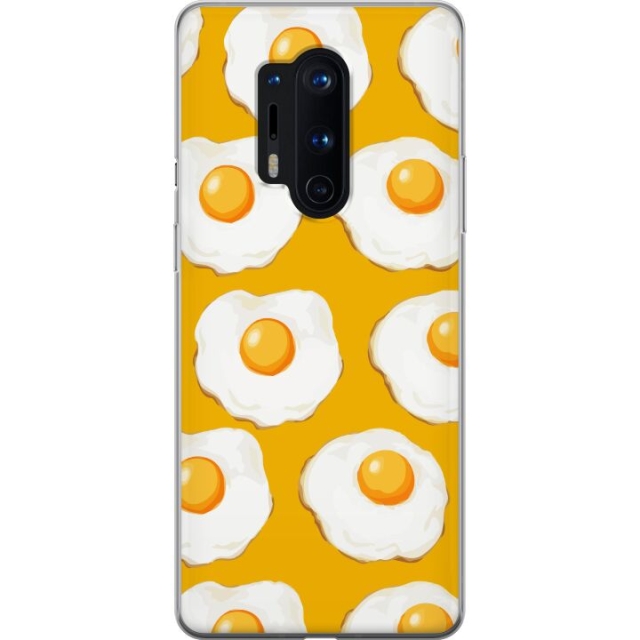 Mobildeksel til OnePlus 8 Pro med Stekt egg motiv
