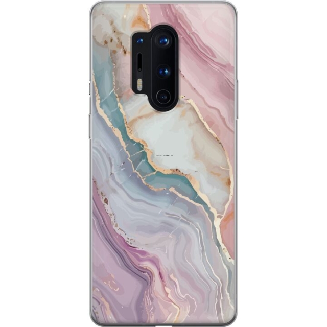 Mobildeksel til OnePlus 8 Pro med Marmor motiv