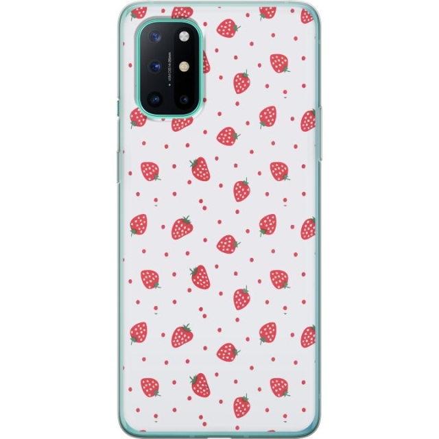 Mobildeksel til OnePlus 8T med Jordbær motiv