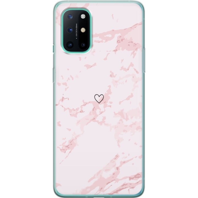Mobildeksel til OnePlus 8T med Rosa Hjerte motiv