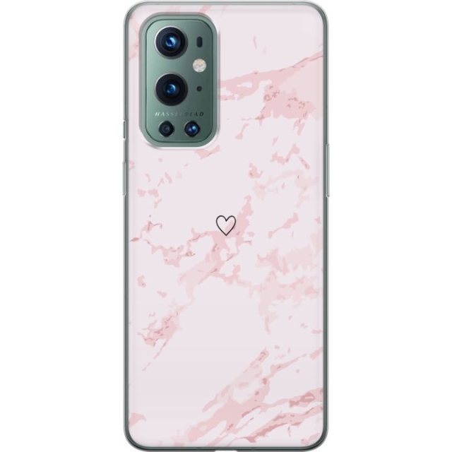 Mobildeksel til OnePlus 9 Pro med Rosa Hjerte motiv