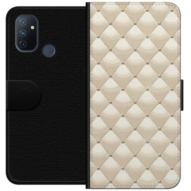 Lommeboketui til OnePlus Nord N100 med Gullglans motiv